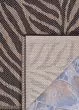 Recife Zebra Black/Cocoa Area Rug