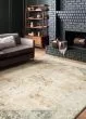 Rosette ROS-06 Clay/Ivory Area Rug