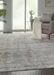 Rustic Textures RUS01 Ivory/Silver Area Rug