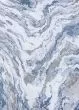 Serenity Abstract Marble Grey/Opal Area Rug