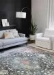 Skye SKY-08 Denim/Brick Area Rug