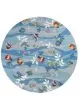 Sonesta 2011 Blue Tropical Fish Area Rug