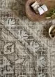Tatum TW-02 Stone/Blue Area Rug