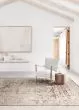 Theia THE-05 Taupe/Brick Area Rug