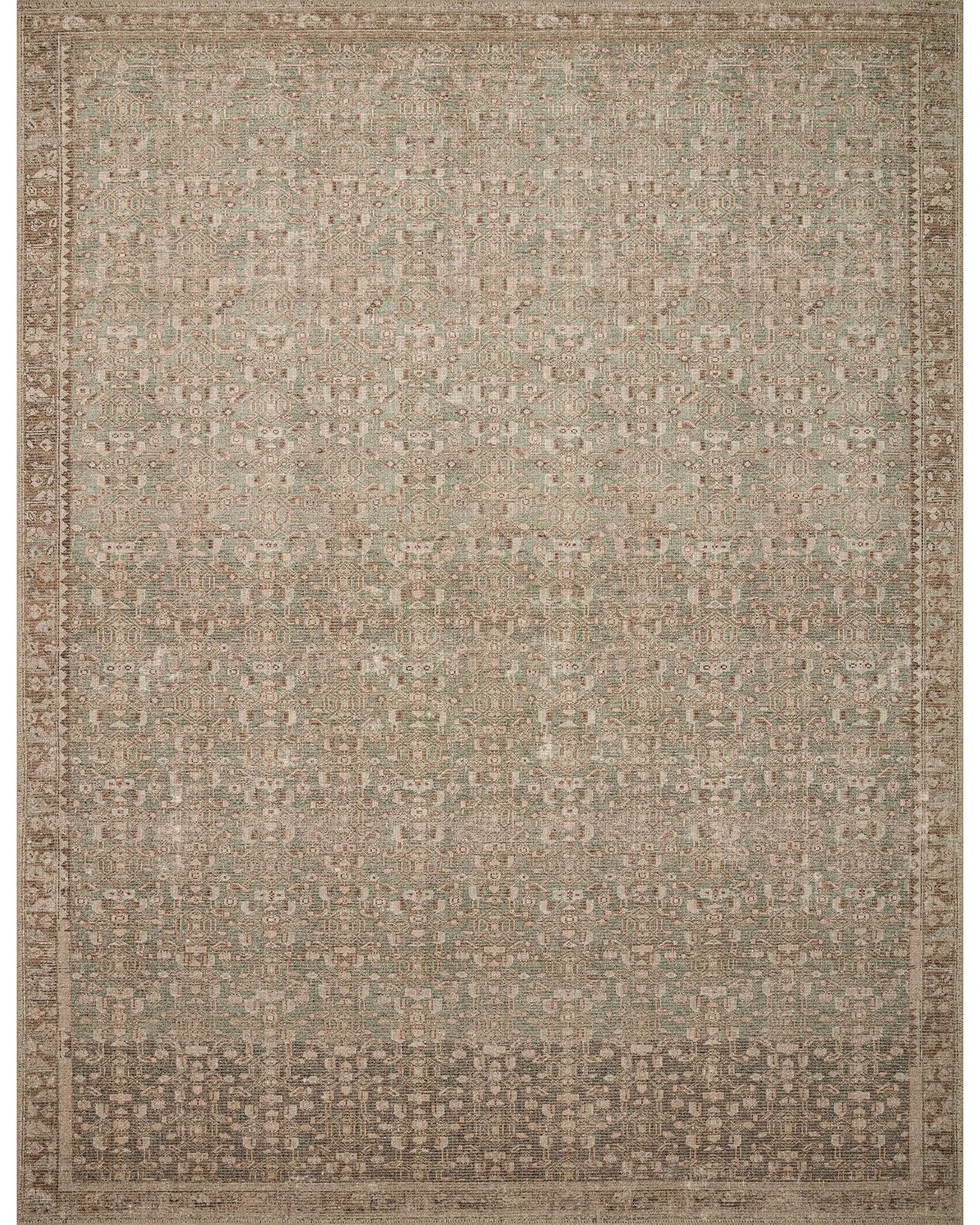 Loloi Aubrey AUB-04 Sage/Bark Area Rug | Carpet Exchange