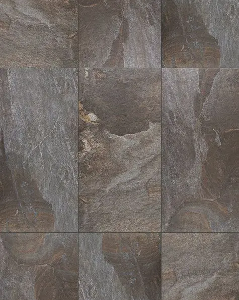 Surface Art Alps Charcoal Porcelain Tile | Carpet Exchange