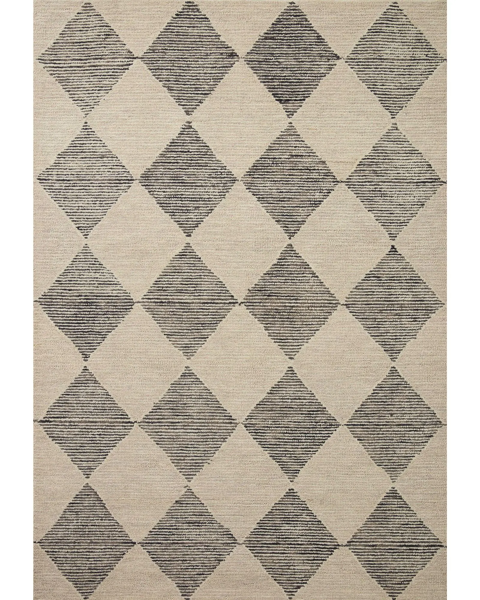 Loloi Francis FRA-01 Beige/Charcoal Rug | Carpet Exchange