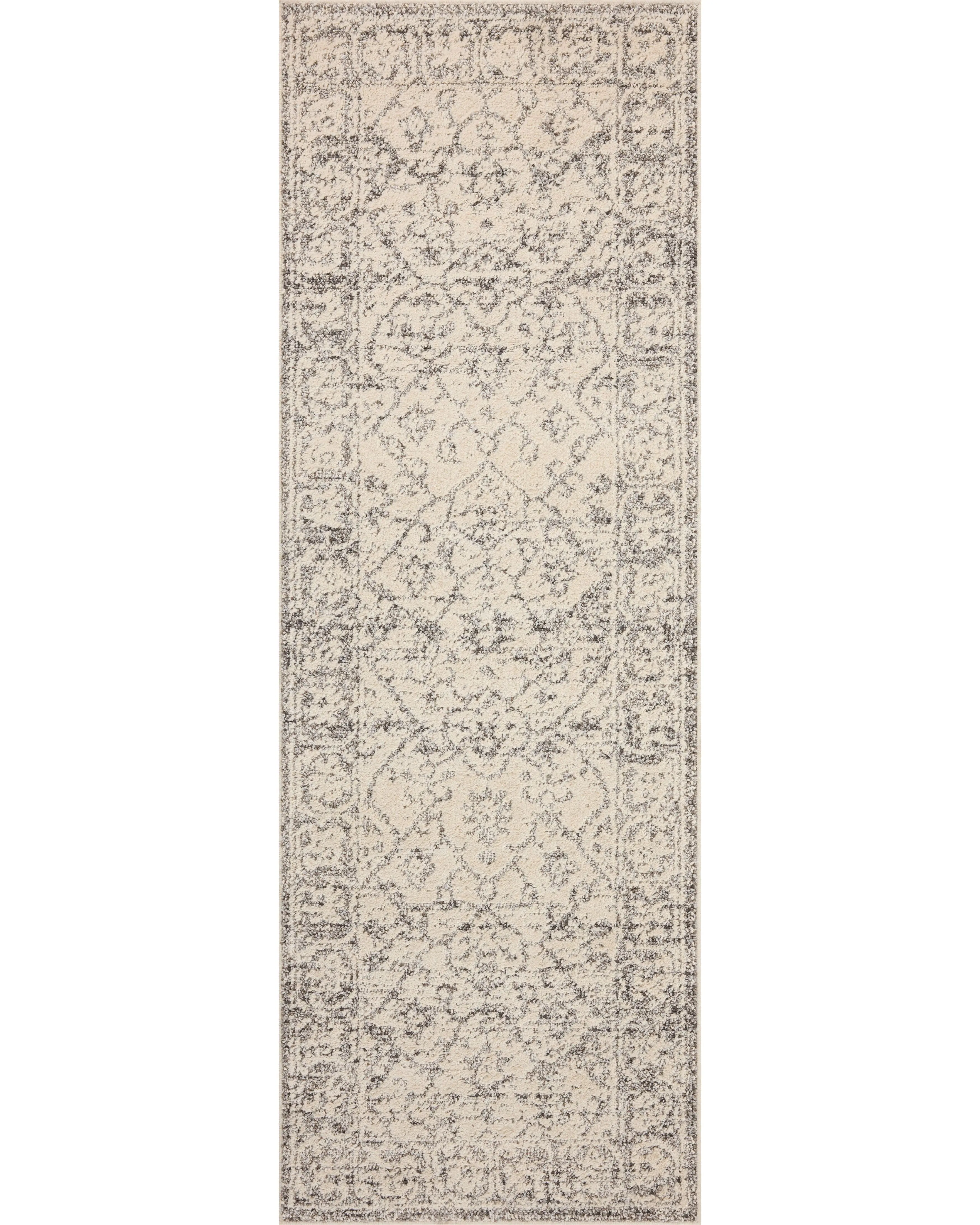 Loloi Gigi GIG-02 Ivory/Stone Area Rug | Carpet Exchange