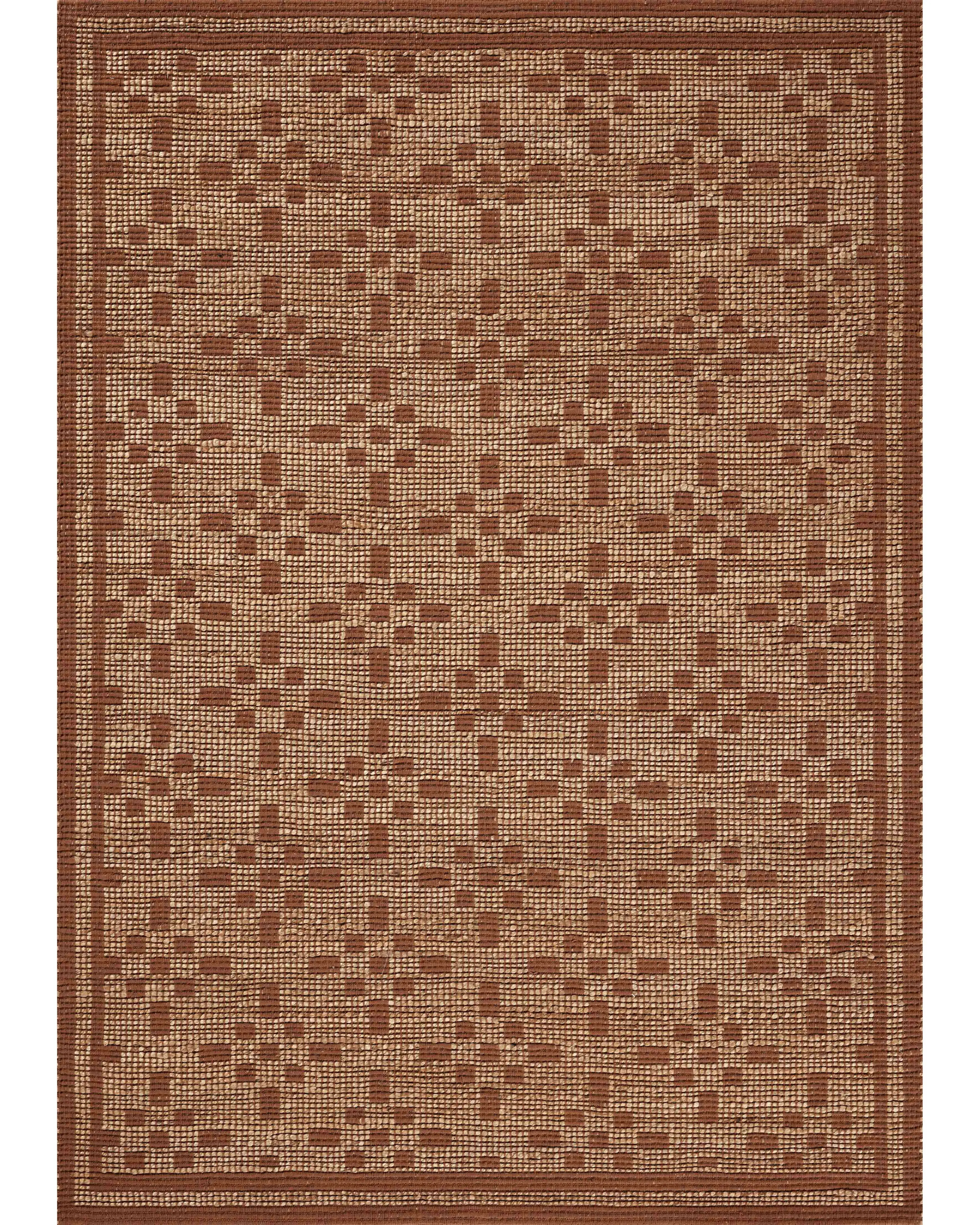 Loloi Judy JUD-07 Natural/Spice Area Rug | Carpet Exchange