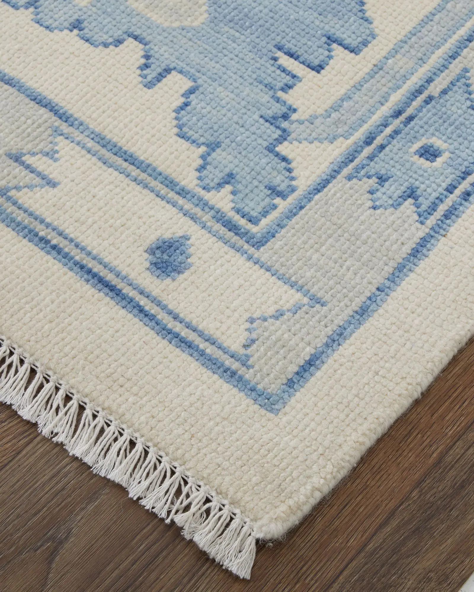 Feizy Karina 69G7F Ivory/Blue Area Rug | Carpet Exchange