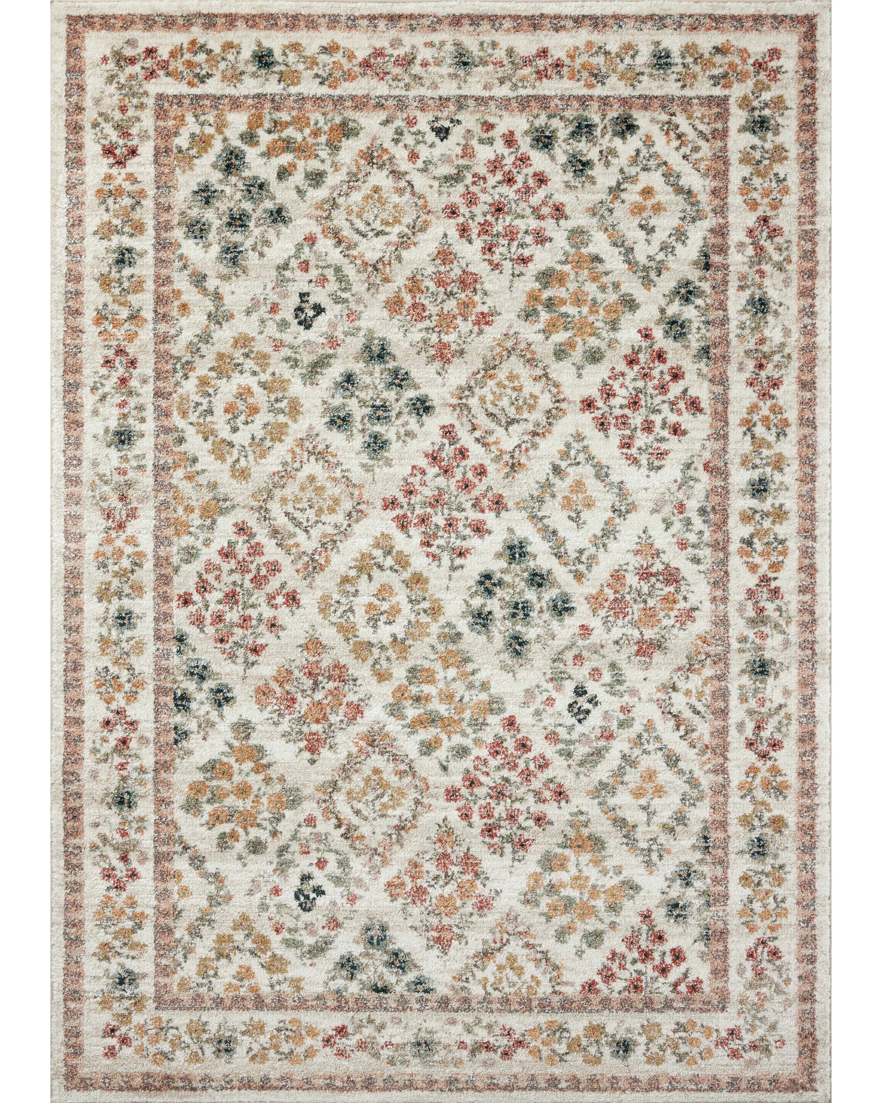 Loloi Laurel LAU-04 Cream Area Rug | Carpet Exchange