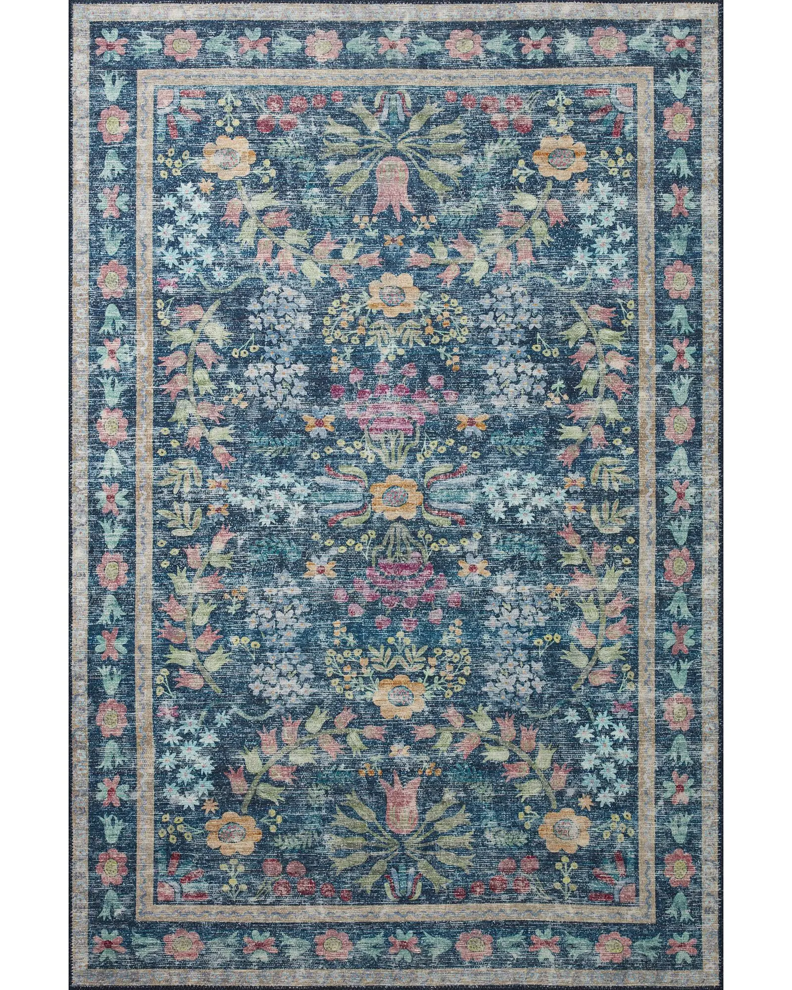 Loloi Maison MAO-06 Blue/Multi Area Rug | Carpet Exchange