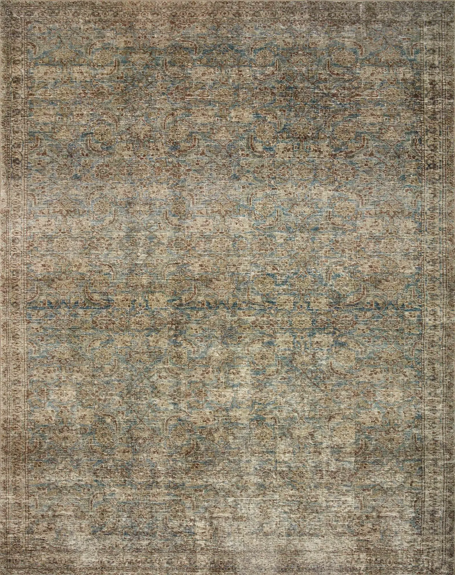 Loloi Morgan MOG-04 Sea/Sage Area Rug | Carpet Exchange