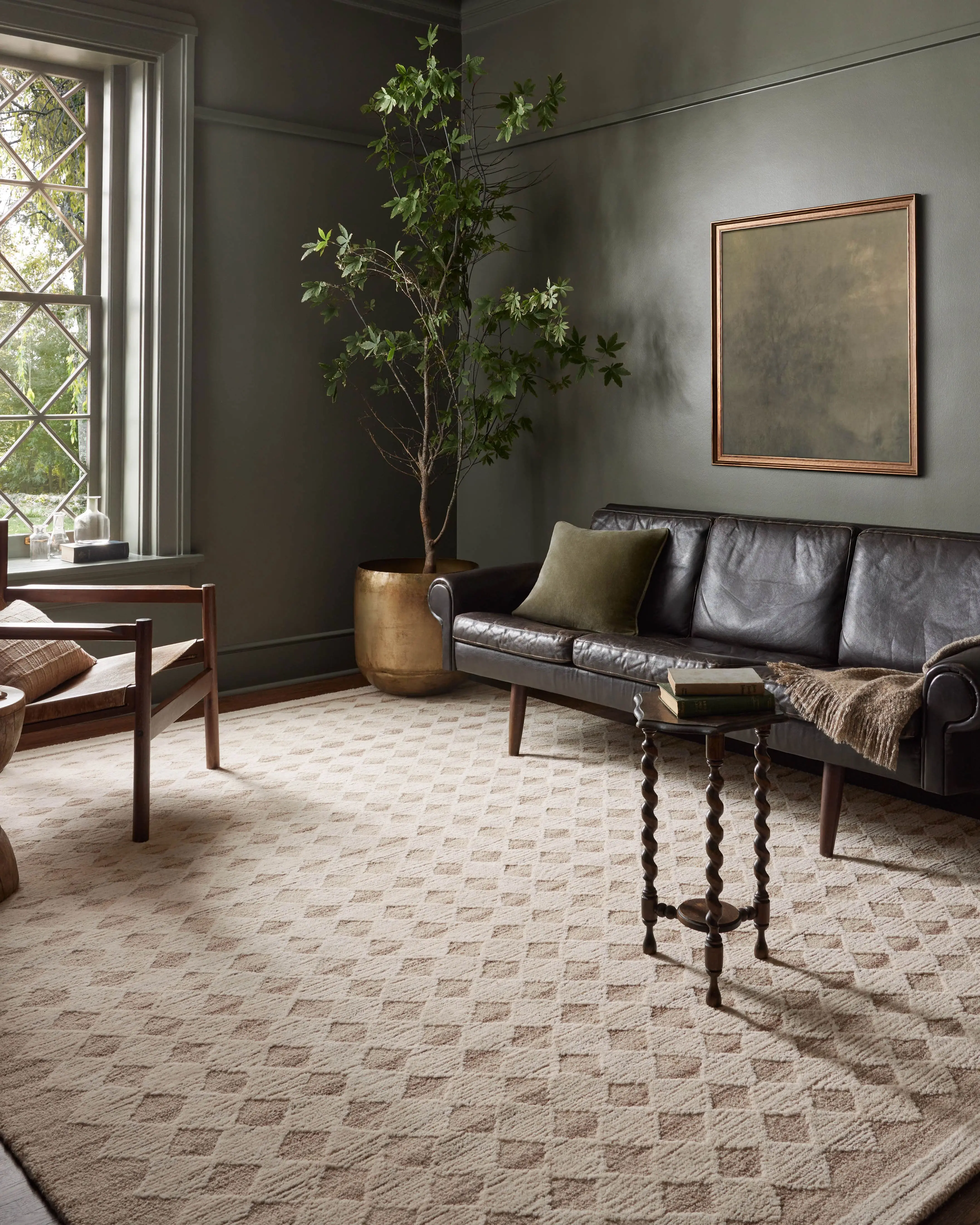 Loloi Rae RAE-04 Natural/Ivory Area Rug | Carpet Exchange