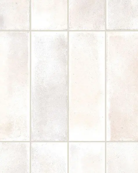 Surface Art Raku White 2.5x8 Deco Tile | Carpet Exchange