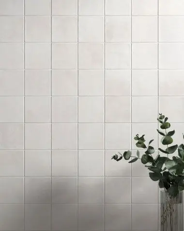 Surface Art Raku White 2.5x8 Deco Tile | Carpet Exchange