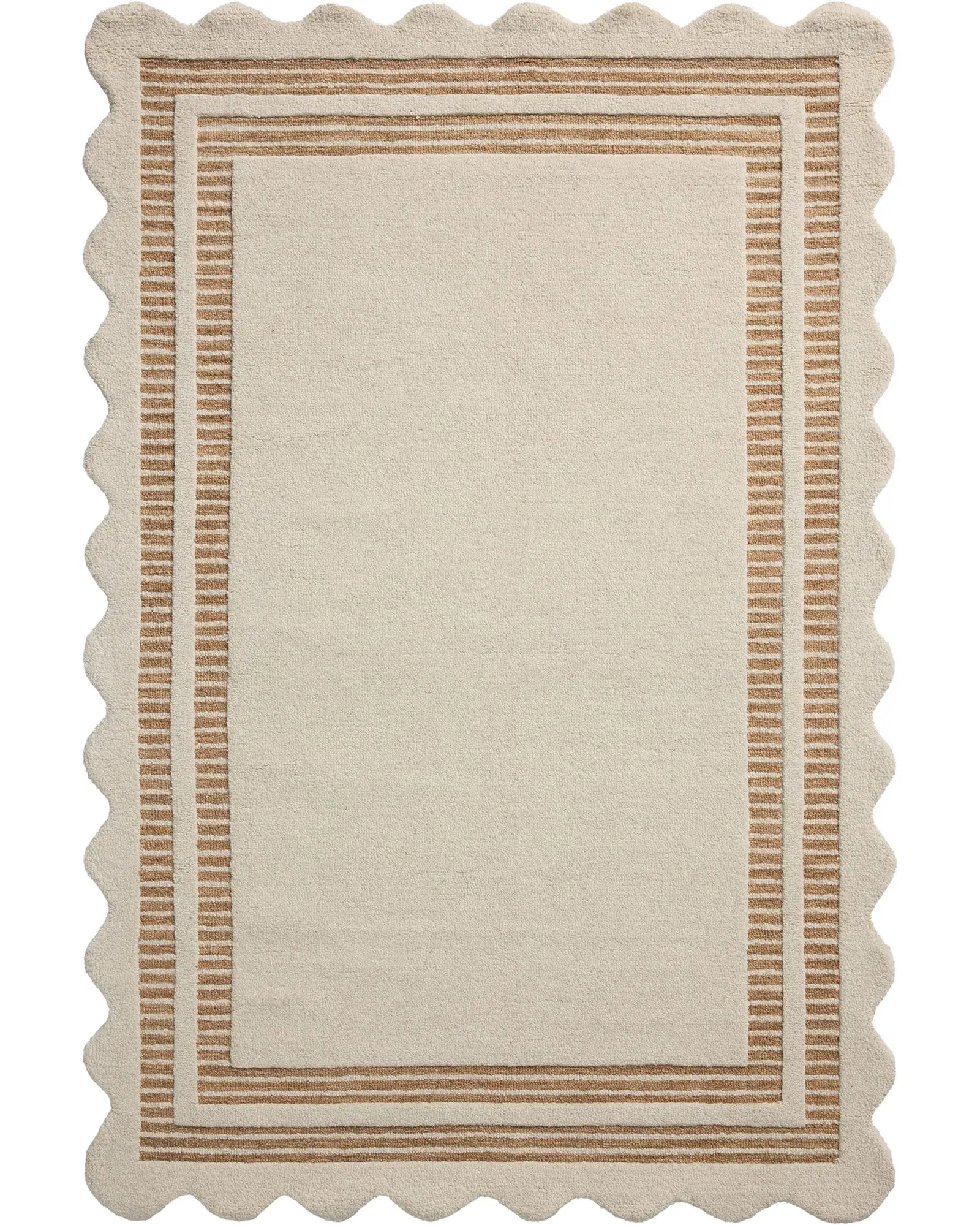 Loloi Scottie SCO-01 Ivory/Rust Area Rug | Carpet Exchange