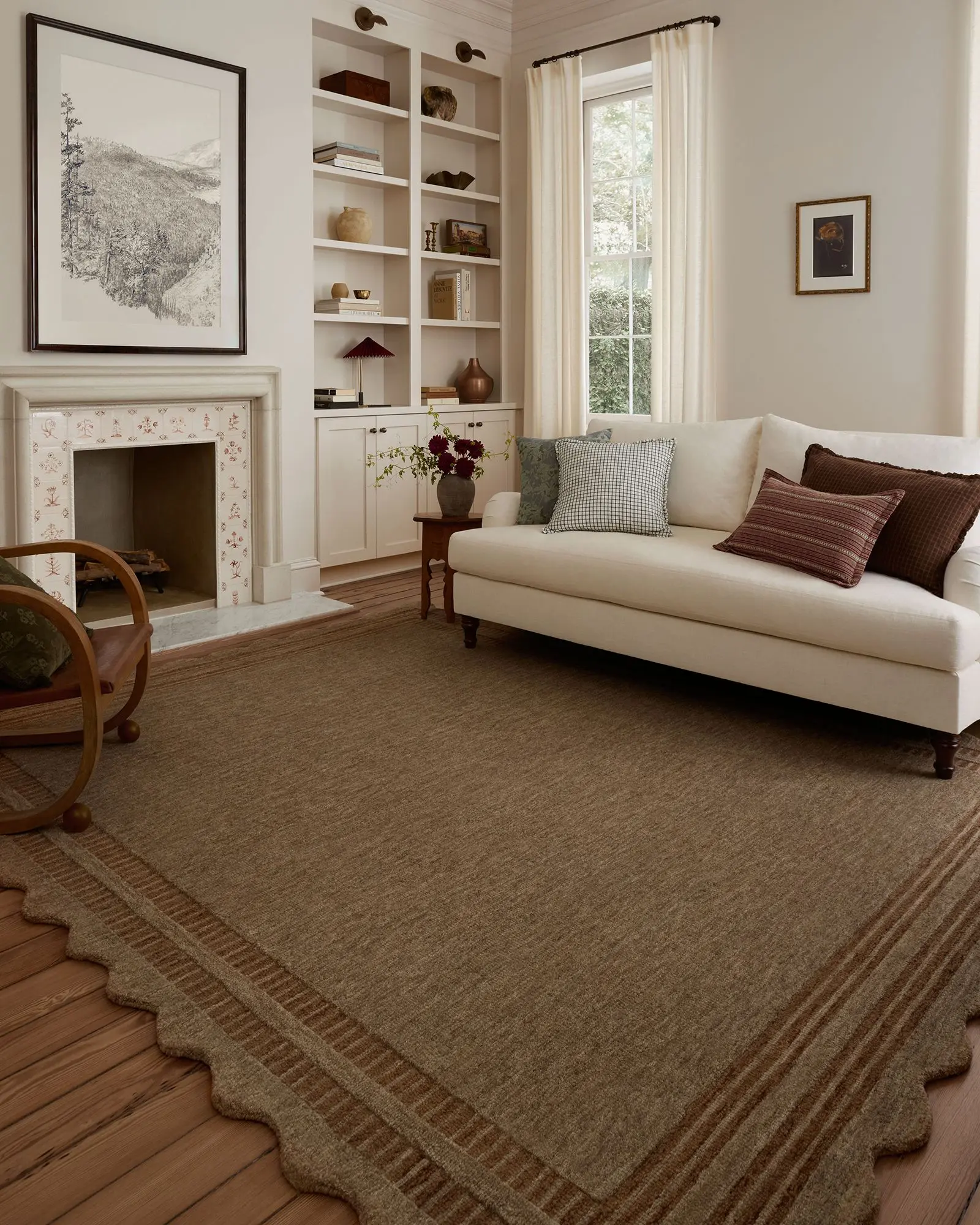 Loloi Scottie SCO-01 Mocha/Clay Area Rug | Carpet Exchange