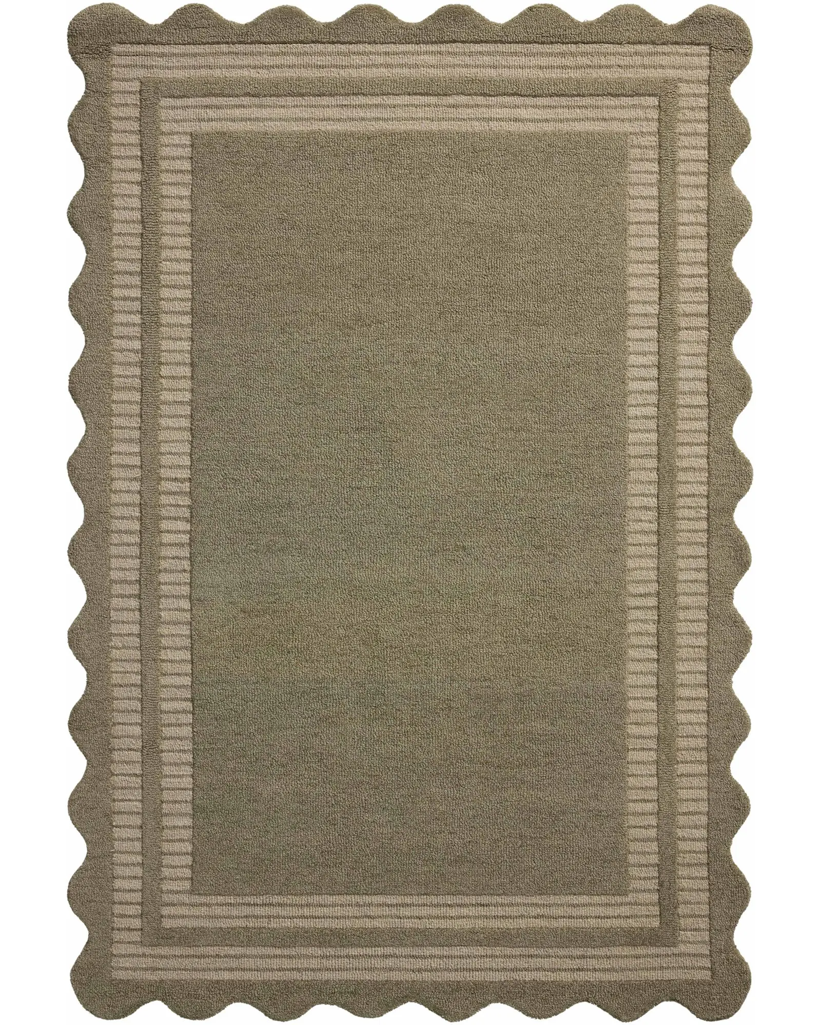 Loloi Scottie SCO-01 Olive/Pebble Area Rug | Carpet Exchange