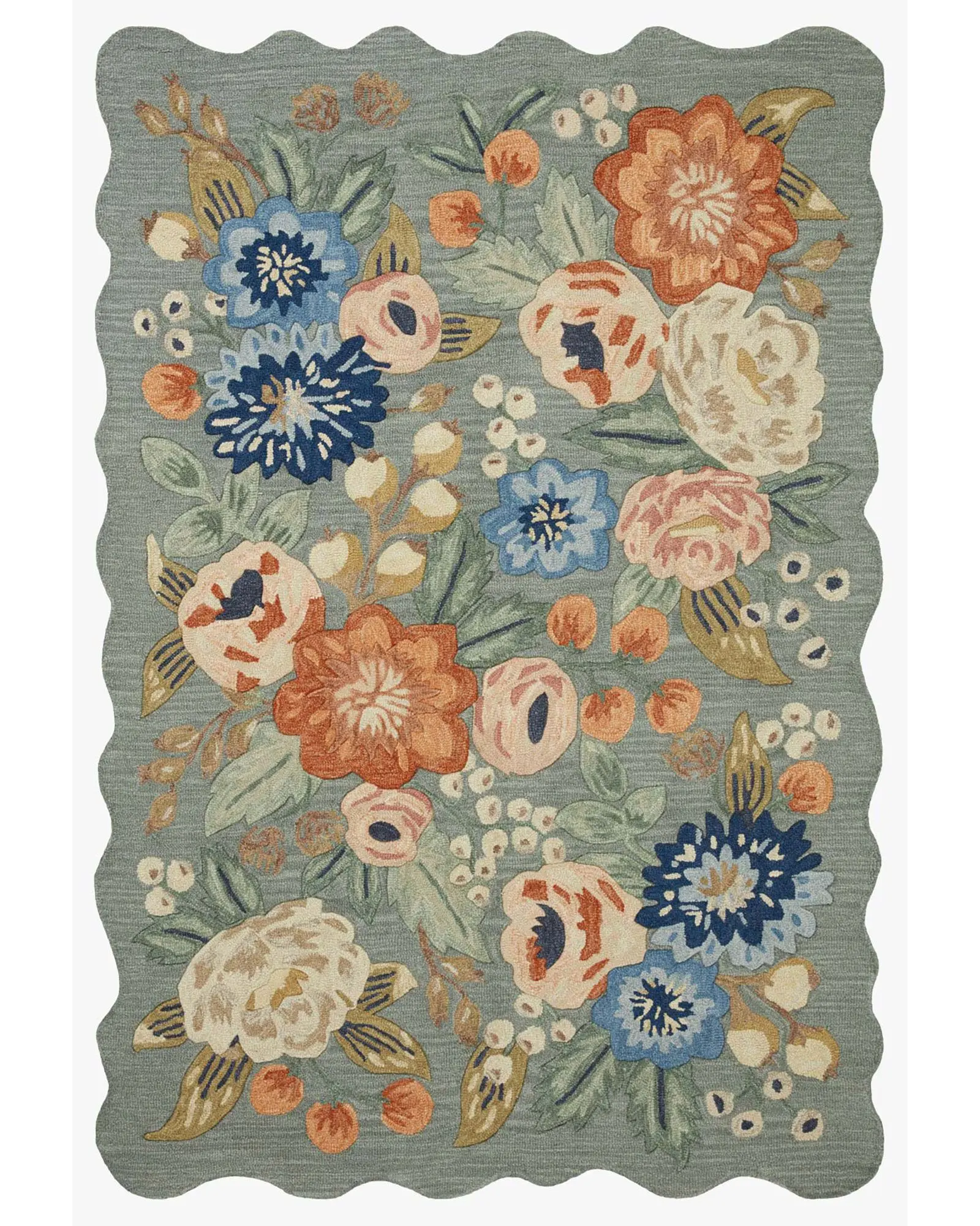 Loloi Silhouette SIH-01 Sage Area Rug | Carpet Exchange