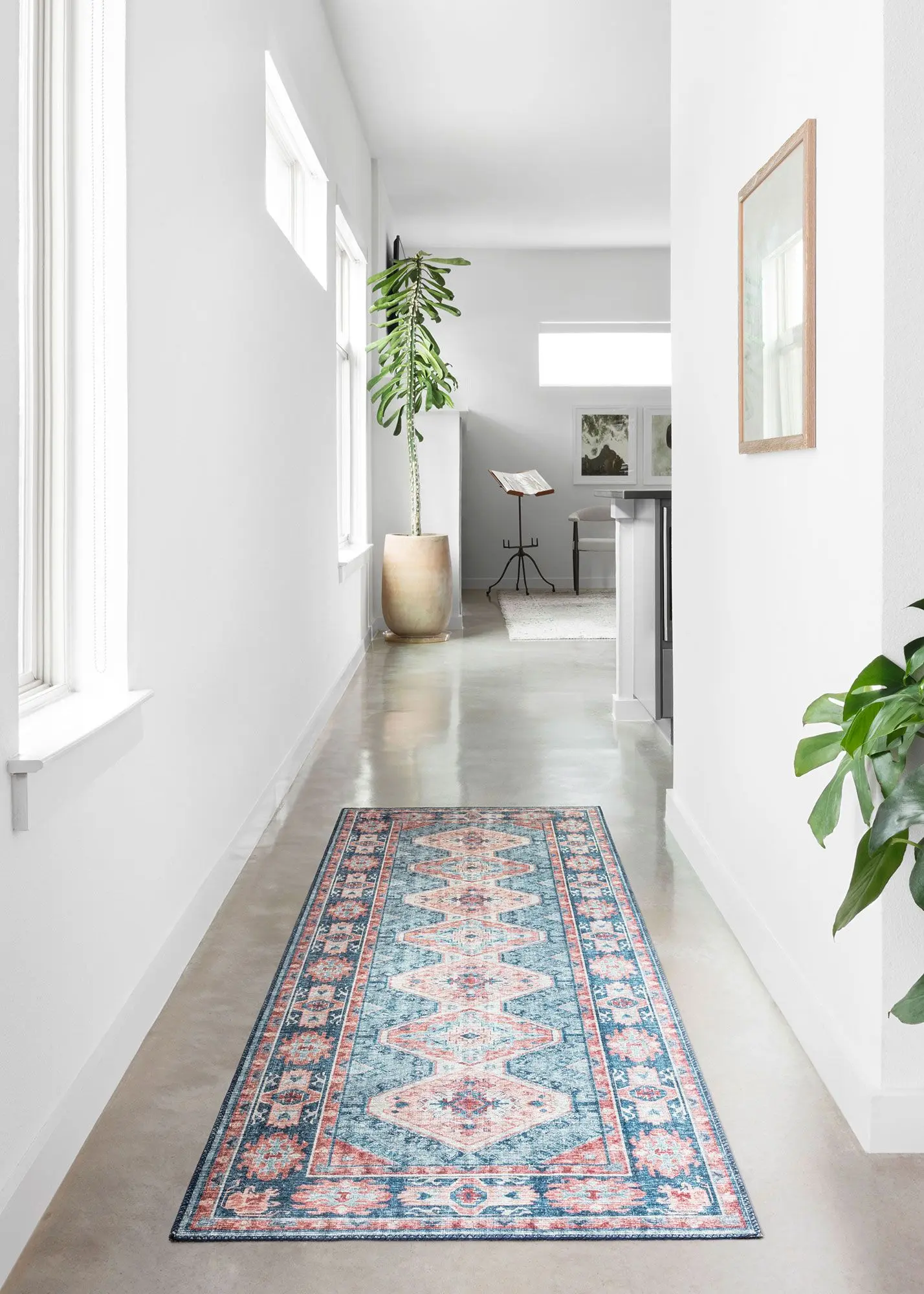 Loloi Skye SKY-03 Turquoise/Terracotta Rug | Carpet Exchange