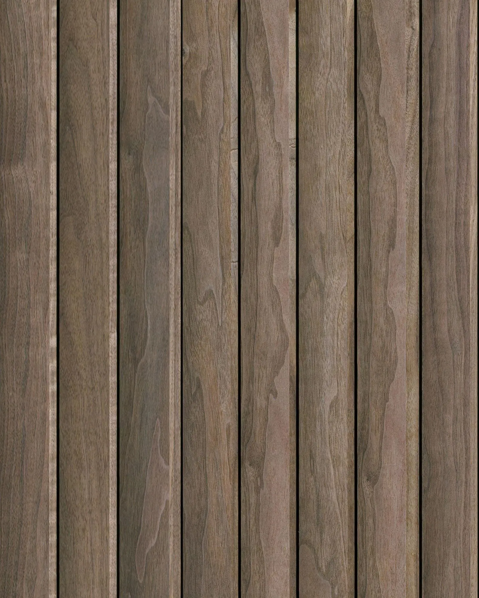 MSI Acoustic Reeded Wood Wall Panel Tawny | Carpet Exchange