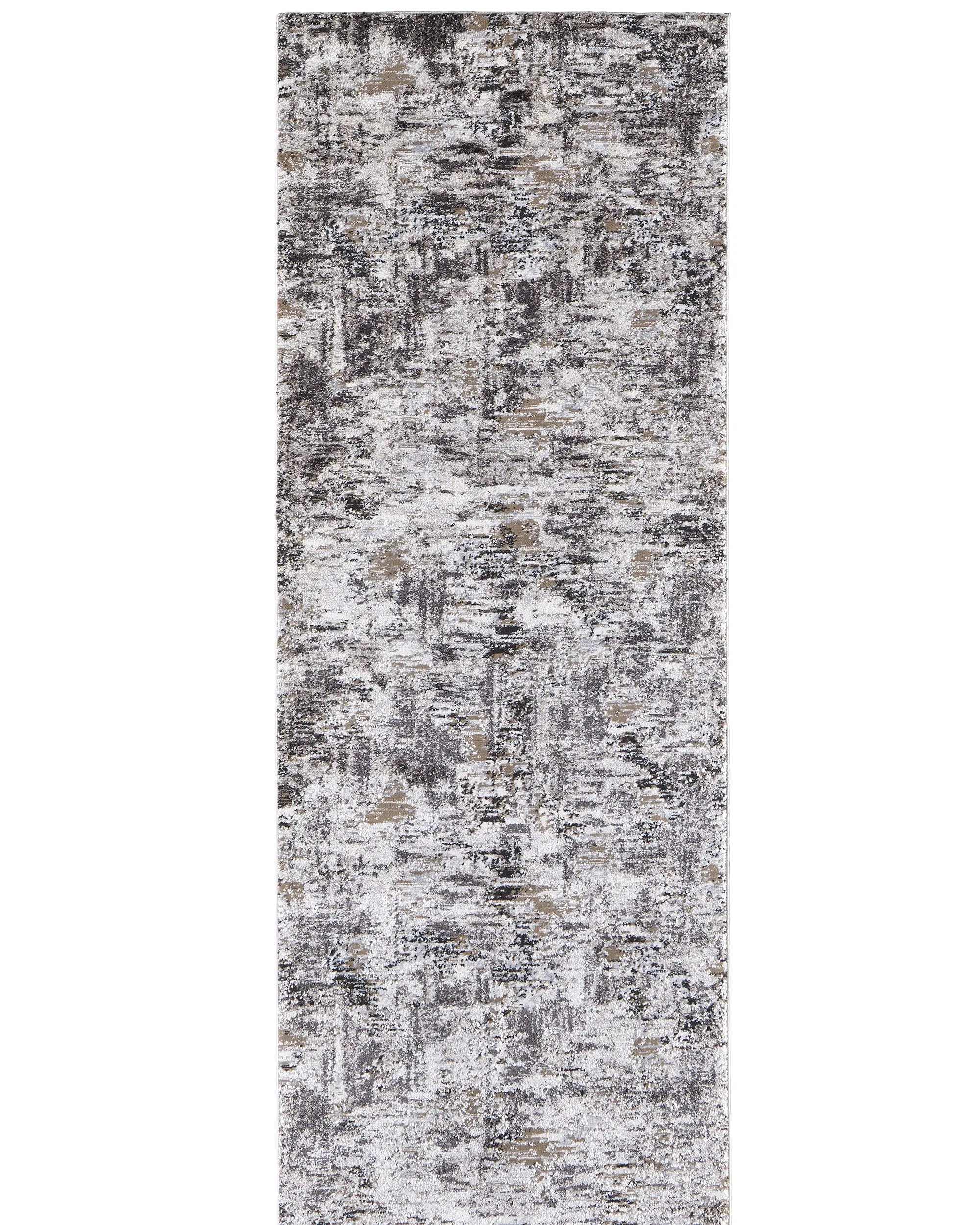 Feizy Vancouver 39FHF Ivory/Gray/Brown Rug | Carpet Exchange