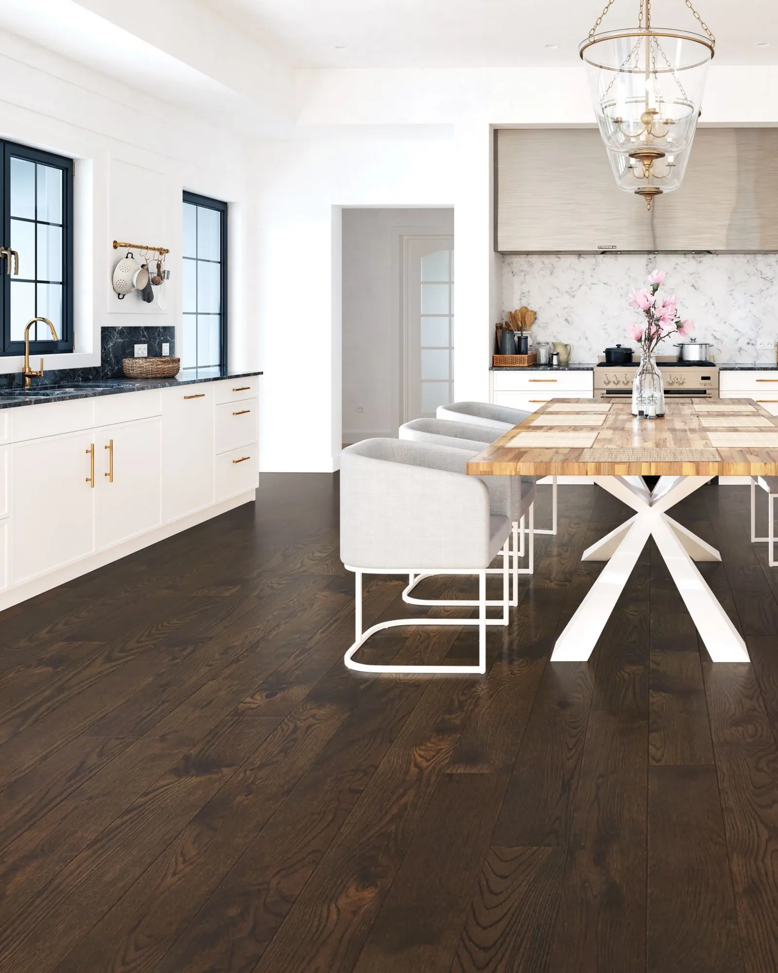 エレクトーン ダークブラウン Mohawk Industrial Design Umber Oak Hardwood | Carpet Exchange