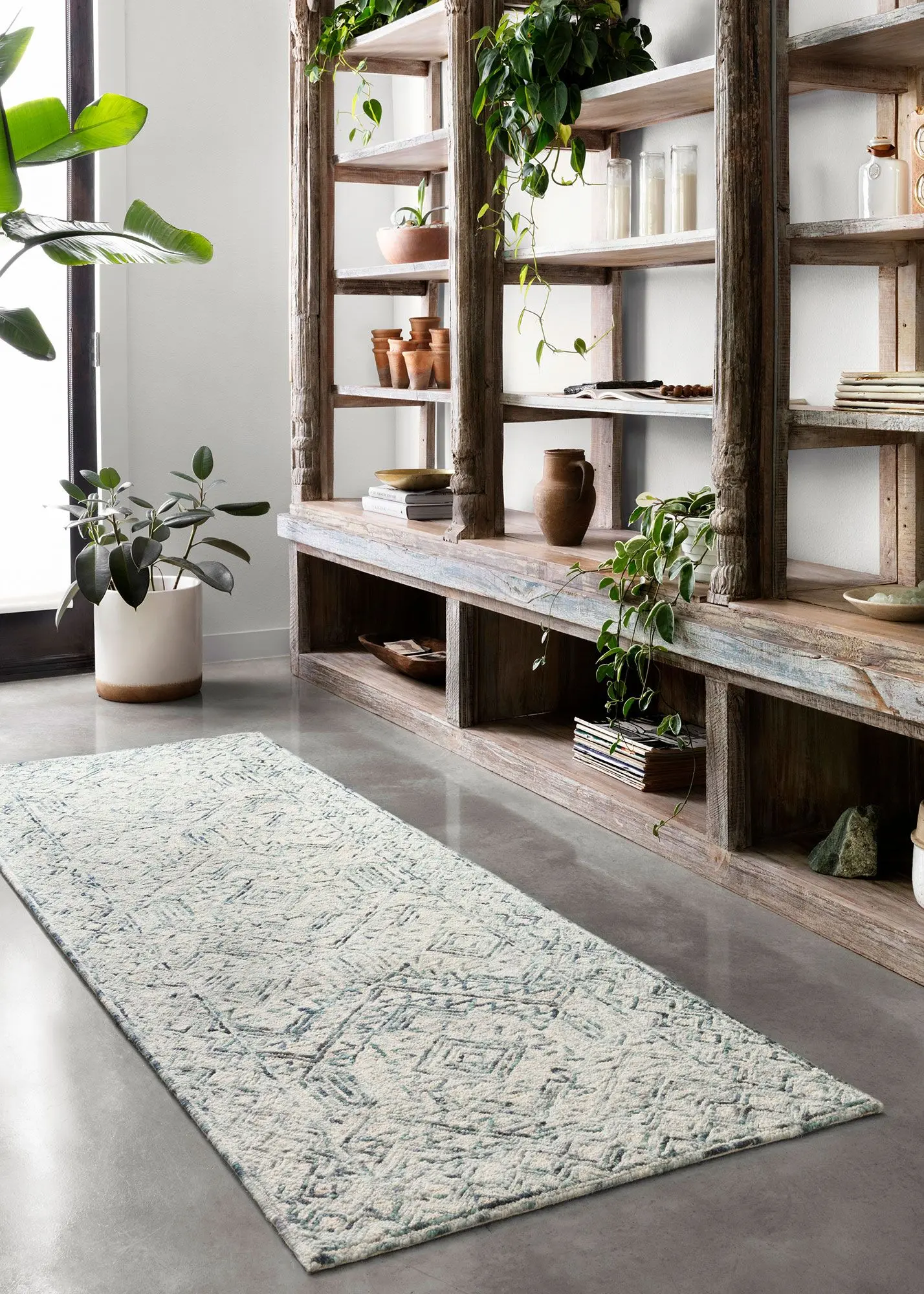 Loloi Ziva ZV-03 Bluestone Area Rug | Carpet Exchange