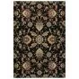 Kashan 9946k Black/Multi Area Rug