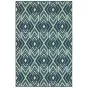 Meridian 2209b Navy/Green Area Rug