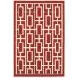 Meridian 9754r Red/Ivory Area Rug
