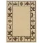 Montego 2266w Ivory/Brown Area Rug