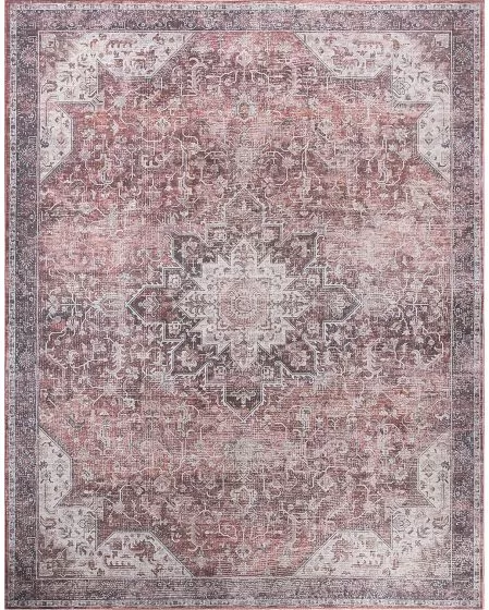 Nourison Washables NWB15 Red Area Rug