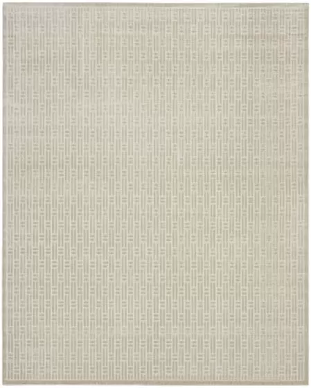 Washable Charm WCH02 Silver Ivory 2'x3' Area Rug
