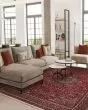 Kashimar All Over Medallion Red Rug