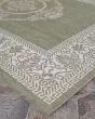 Recife Antique Medallion Sage Leaf/Ivory Rug