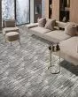 Modern Plaid Patterned Kashmere 46oz Carpet