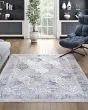 Couture Persian Tiles Pewter-Mode Beige Rug