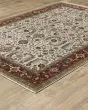 Aberdeen 144d1 Ivory/Red Area Rug