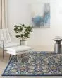 Allur ALR03 Navy Multicolor Area Rug