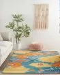 Allur ALR06 Turquoise Multicolor Area Rug