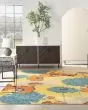 Allur ALR06 Yellow Multicolor Area Rug