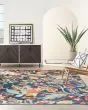 Allur ALR09 Navy Multicolor Area Rug