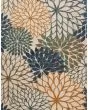 Aloha ALH05 Blue Green 10'x14' Area Rug