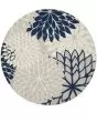 Aloha ALH05 Ivory/Navy Area Rug