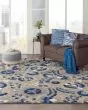 Aloha ALH17 Natural/Blue Area Rug