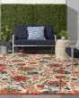 Aloha ALH17 Red Multicolor Area Rug