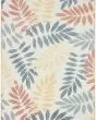 Aloha ALH18 Ivory Blue 2'8"x4' Area Rug