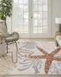 Aloha ALH24 Ivory Multicolor Area Rug